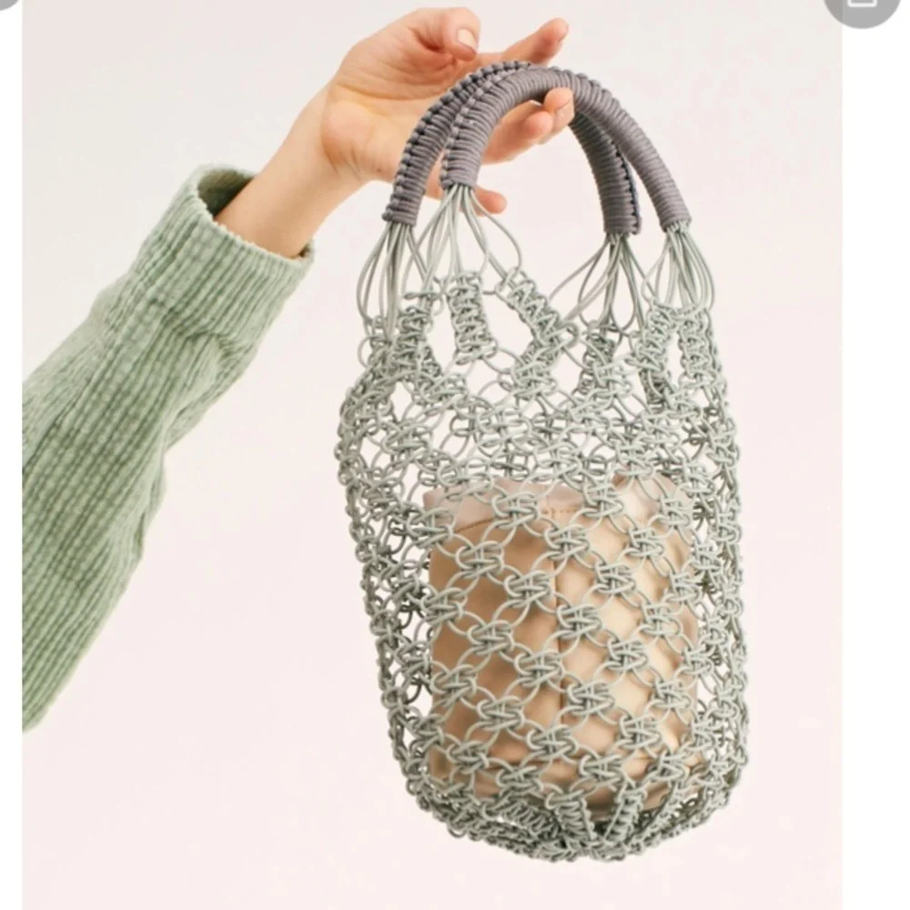 New Free People Jelly plastic bag and baseball hat